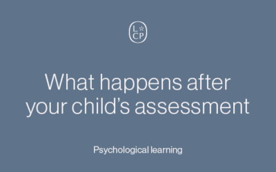 What happens after your child’s assessment